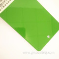 RAL 6018 Green color powder coating high gloss